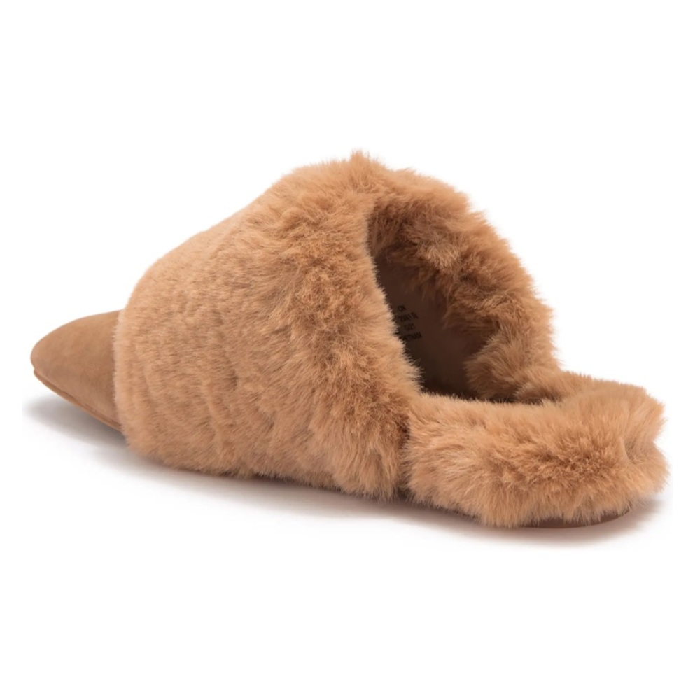 NWB Stuart Weizmann Edie Chill Faux Fur Slippers - Picture 2 of 9
